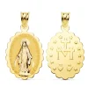 Medalla Virgen Milagrosa Oro 18K 25Mm Brillo<Alda Joyeros Online