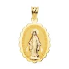 Medalla Virgen Milagrosa Oro 18K 20Mm Brillo<Alda Joyeros Clearance