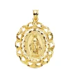 Medalla Virgen Milagrosa Cerco Oro 18K 30 Mm<Alda Joyeros Fashion