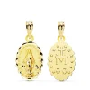 Medalla Virgen Milagrosa Oro 18K 15Mm Tallada<Alda Joyeros Flash Sale