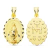 Medalla Virgen Milagrosa Oro 18K 25Mm Tallada<Alda Joyeros Sale