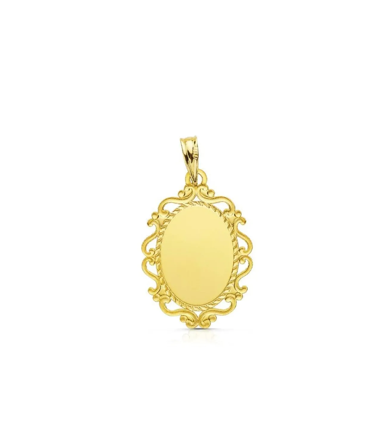 Medalla Virgen Milagrosa 18 Ktes 24 Mm<Alda Joyeros Fashion
