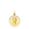 Medalla Virgen Niña Bisel 18 Ktes 16 Mm<Alda Joyeros Best Sale