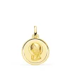 Medalla Virgen Niña Bisel 18Ktes 16Mm<Alda Joyeros New