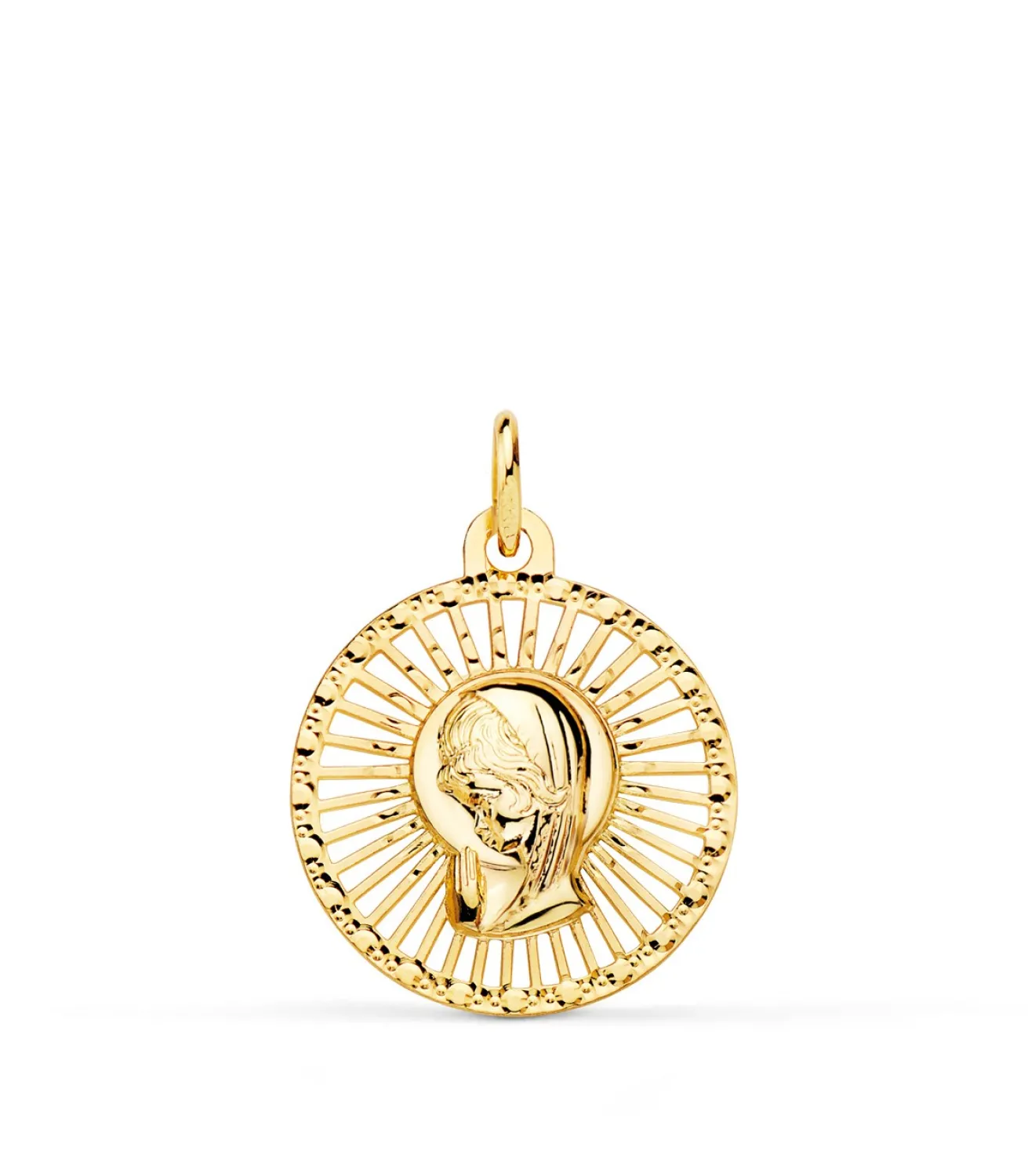 Medalla Virgen Niña Calada 18 Ktes<Alda Joyeros Best Sale