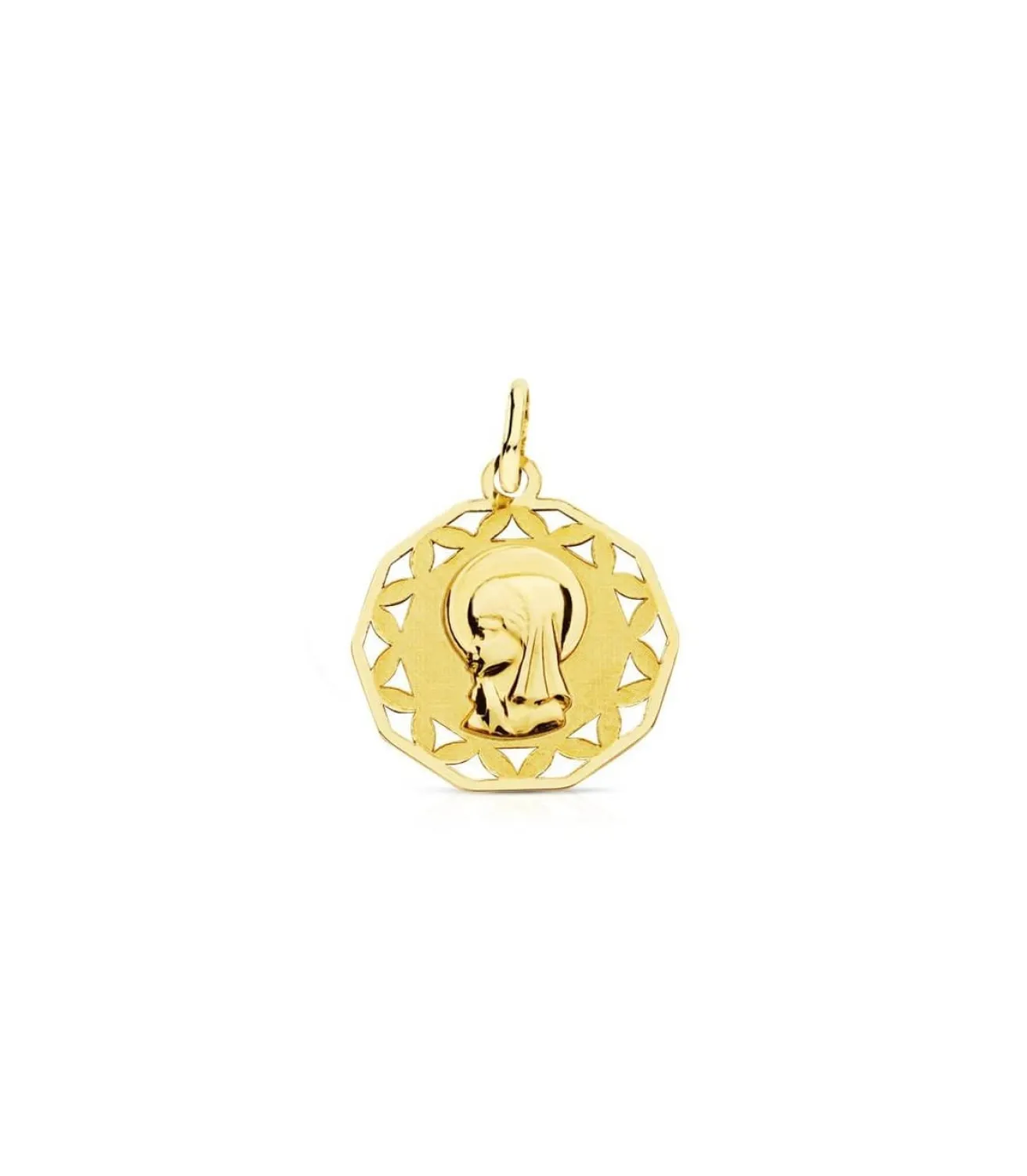 Medalla Virgen Niña Calada 9 Ktes<Alda Joyeros Best