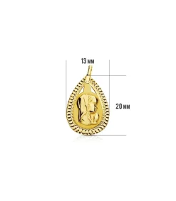Medalla Virgen Niña Gota 9 Ktes<Alda Joyeros Flash Sale
