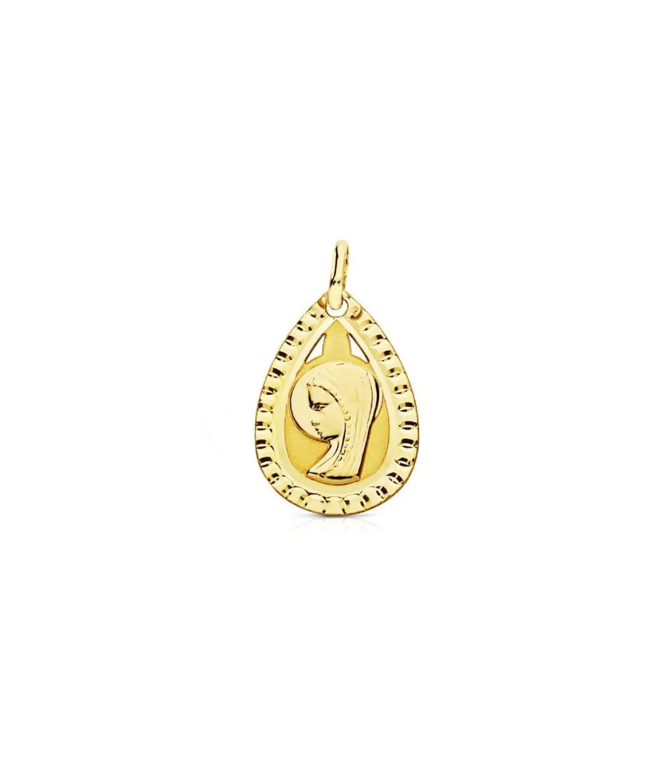 Medalla Virgen Niña Gota 18 Ktes<Alda Joyeros Discount