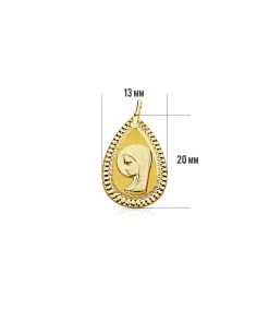Medalla Virgen Niña Gota 18 Ktes<Alda Joyeros Sale
