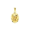 Medalla Virgen Niña Oro Amarillo 18 K Oval<Alda Joyeros Outlet
