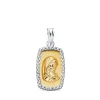 Medalla Virgen Niña Oro Bicolor 18K Cerco<Alda Joyeros Cheap
