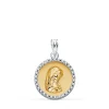 Medalla Virgen Niña Oro Bicolor 18K<Alda Joyeros Store