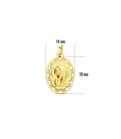 Medalla Virgen Niña Oval 18 Ktes<Alda Joyeros Flash Sale