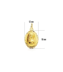 Medalla Virgen Niña Oval 18 Ktes<Alda Joyeros Cheap