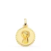 Medalla Virgen Niña Talla 18 Ktes 16 Mm<Alda Joyeros Best Sale