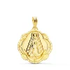 Medalla Virgen Rocio Oro 18K 22Mm Pandereta<Alda Joyeros Clearance