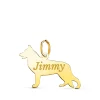 Pastor Aleman Colgante Personalizado Perro Oro 18K<Alda Joyeros Store