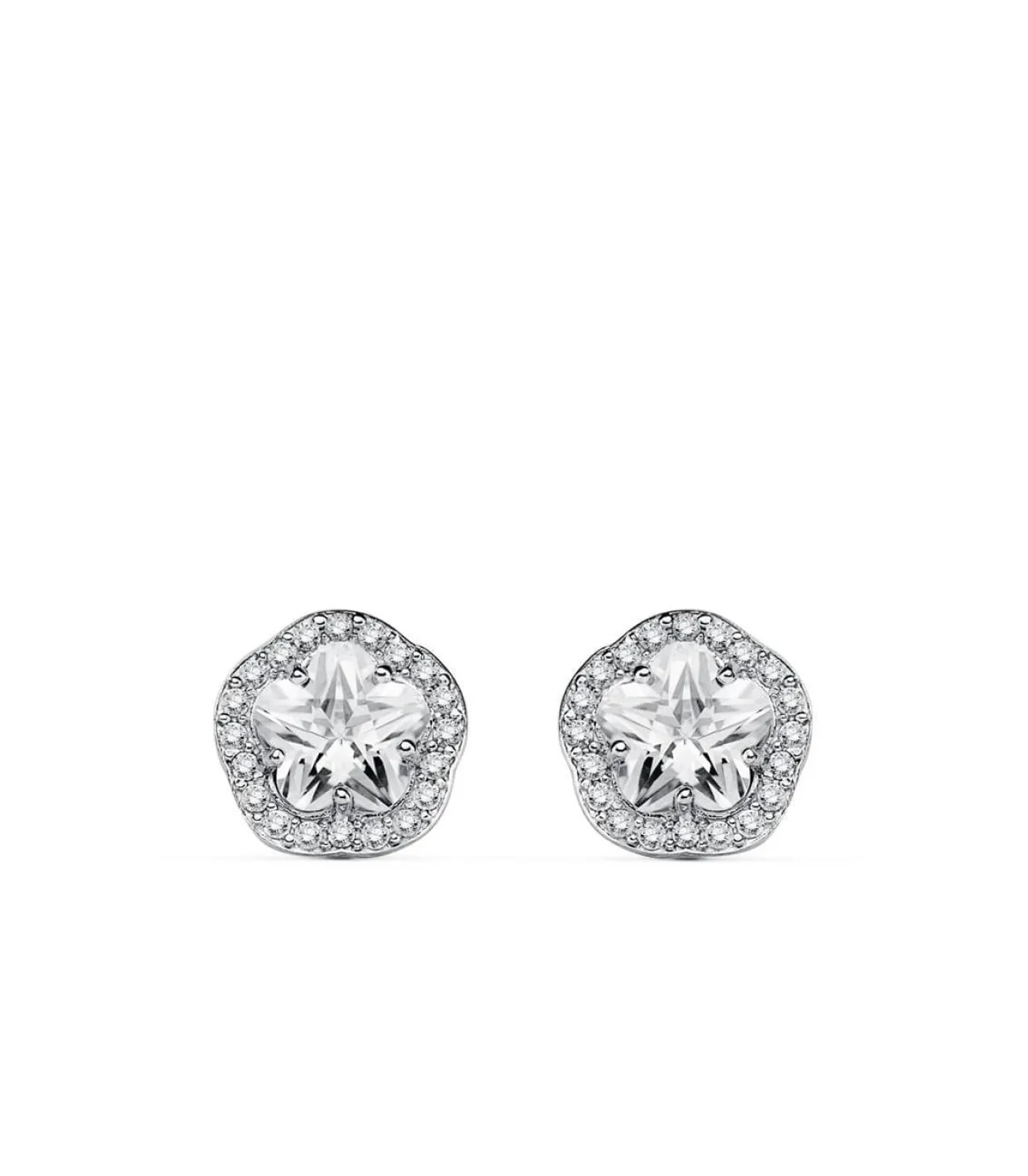 Pendiente Oro Blanco Celia 18 Ktes<Alda Joyeros Online