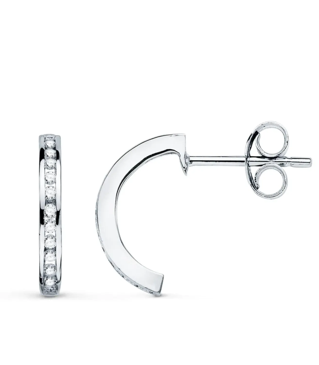 Pendientes Aro Diamantes 0.224 Qtes. Ob 18K<Alda Joyeros Sale