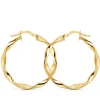 Pendientes Aros Oro 9K 29 Mm Gallonados<Alda Joyeros Cheap