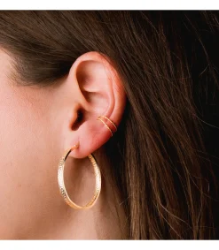Pendientes Aros Oro 9K 34 Mm Greca<Alda Joyeros Best