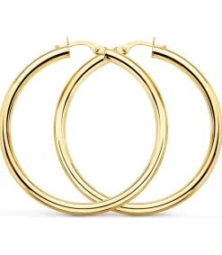 Pendientes Aros Oro 9K 41X3 Mm<Alda Joyeros Cheap