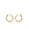 Pendientes Aros Twisted Oro Amarillo 18 Kilates 22 Mm<Alda Joyeros Best Sale