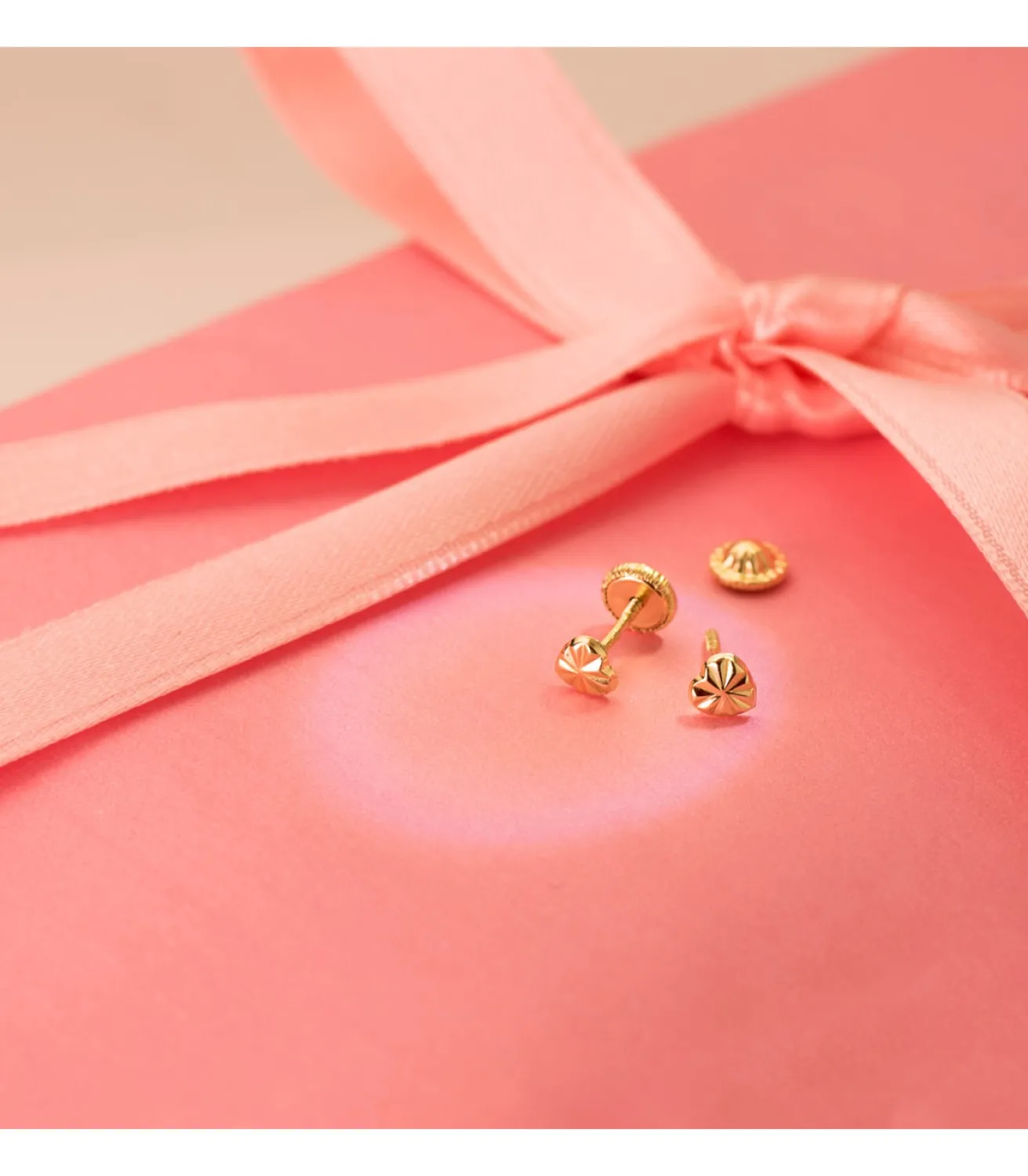 Pendientes Bebé Corazon Ondas Oro 18K 4Mm<Alda Joyeros Sale