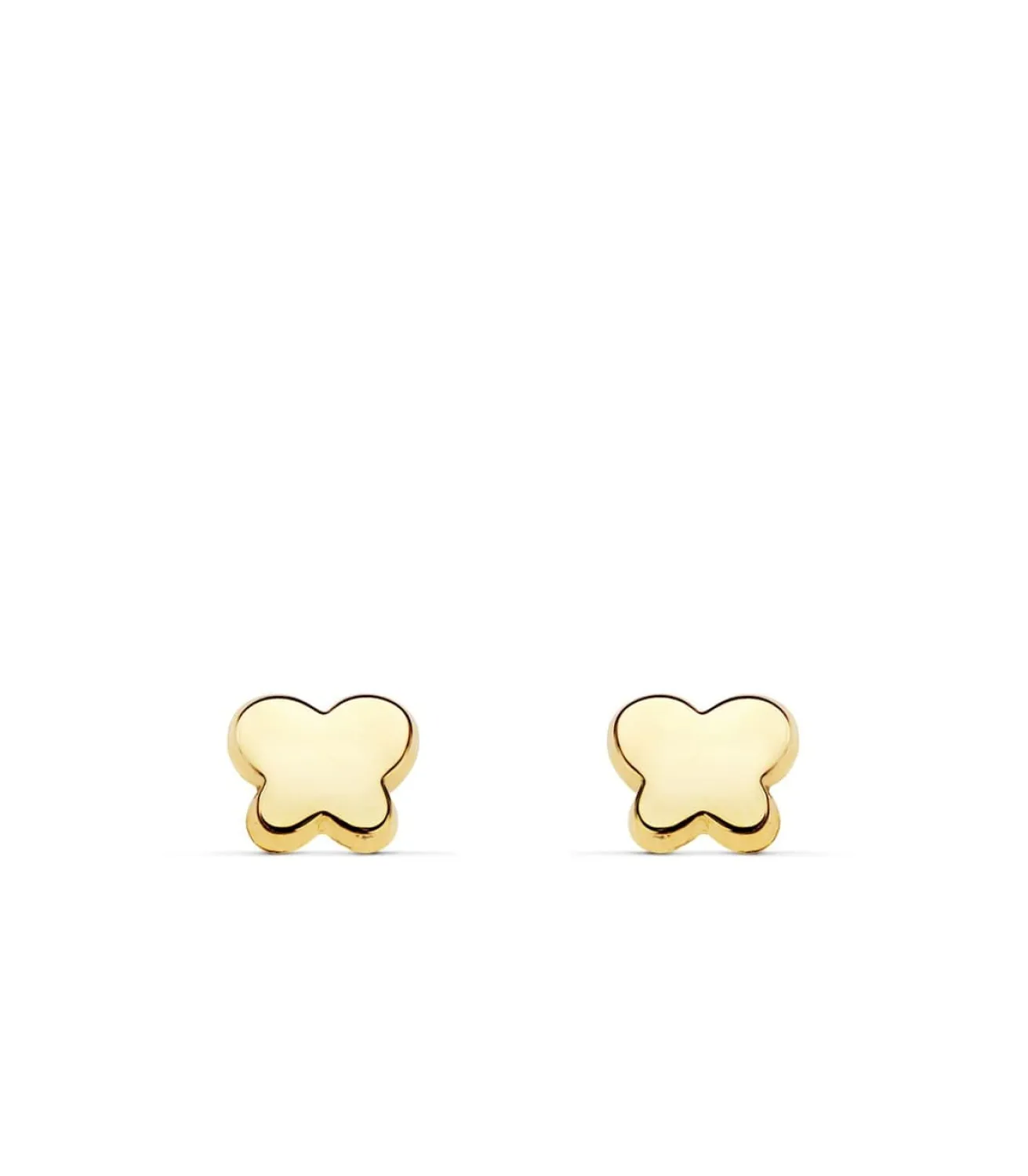 Pendientes Bebé Mariposas Oro Amarillo 18K Lisos<Alda Joyeros Hot