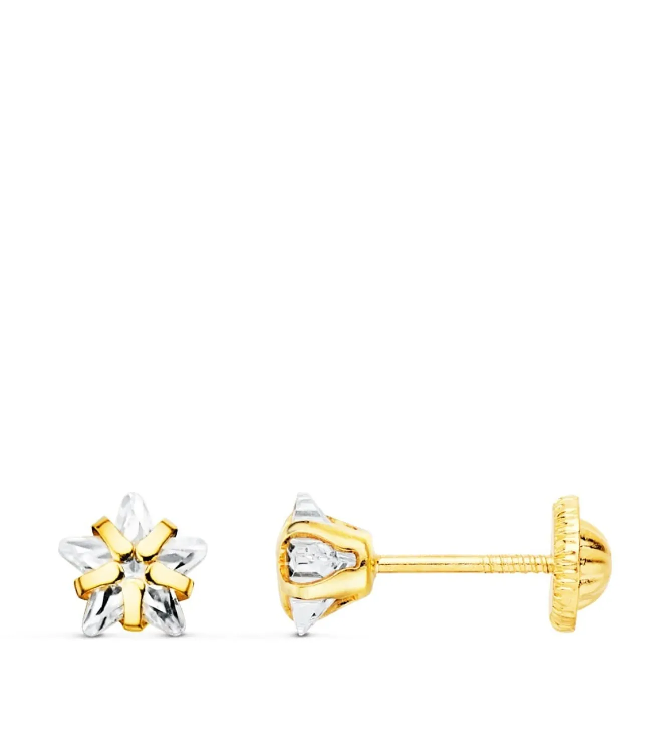 Pendientes Bebé Oro 18K Emily Circonita 5Mm<Alda Joyeros Outlet