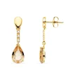 Pendientes Broadway Oro Amarillo 18K Kunzita<Alda Joyeros Sale