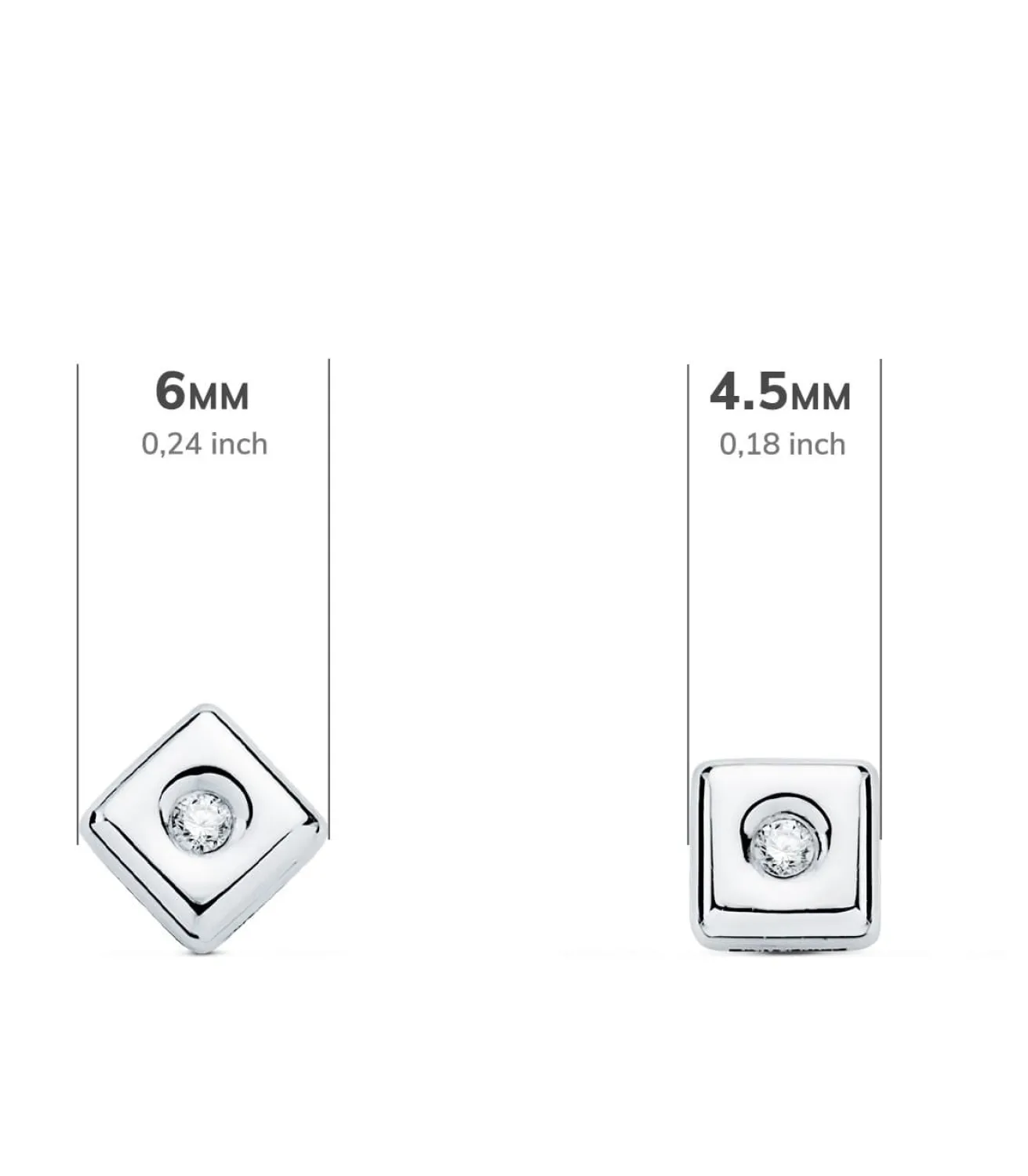 Pendientes Cherie Diamantes 0.030 Qtes. Ob 18K<Alda Joyeros Best Sale