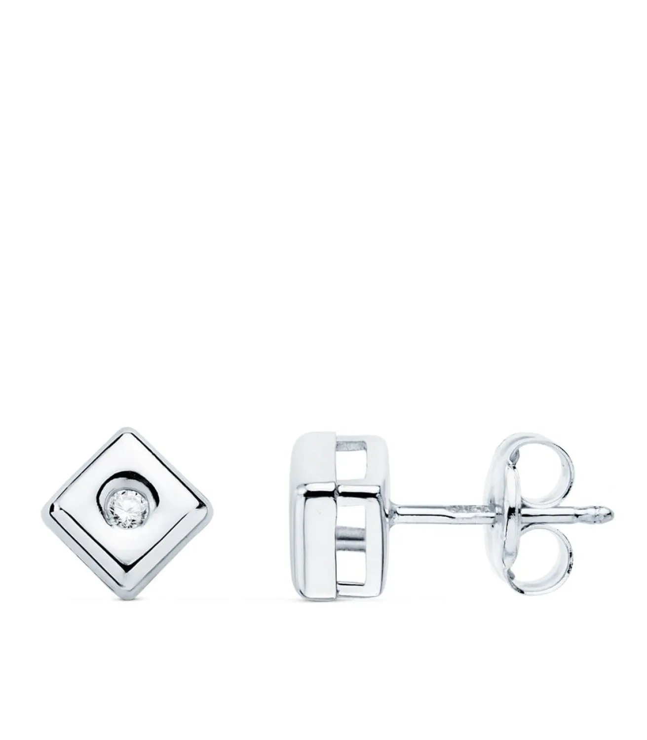 Pendientes Cherie Diamantes 0.040 Qtes. Ob 18K<Alda Joyeros Outlet