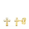 Pendientes Cruces Oro 18 K 6 Mm<Alda Joyeros Hot