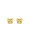 Pendientes De Niña Oro Amarillo 18K Lupe Mariposas 6Mm<Alda Joyeros Shop
