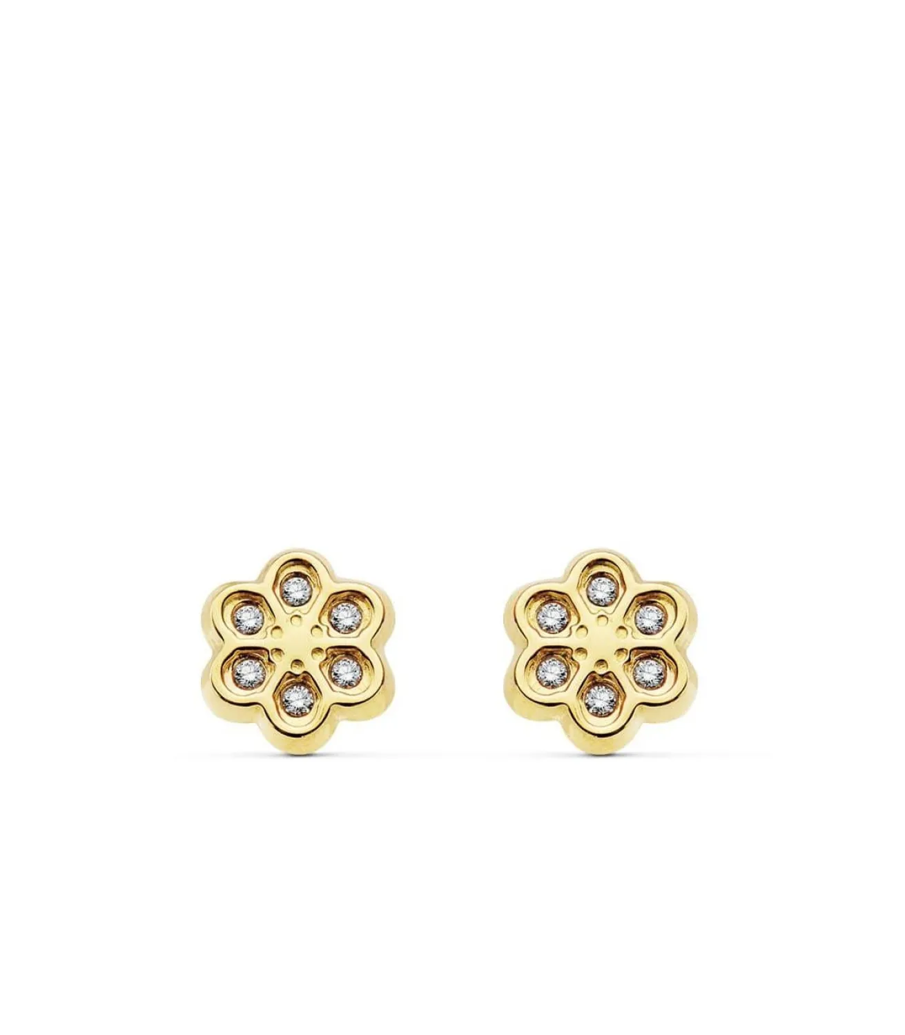 Pendientes De Niña Oro 18K Olalla Margarita<Alda Joyeros Best
