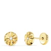 Pendientes De Niña Oro 18K Ondas 5.5Mm<Alda Joyeros Outlet
