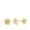Pendientes De Niña Siri Estrella Oro Amarillo 18 K 6 Mm<Alda Joyeros Discount
