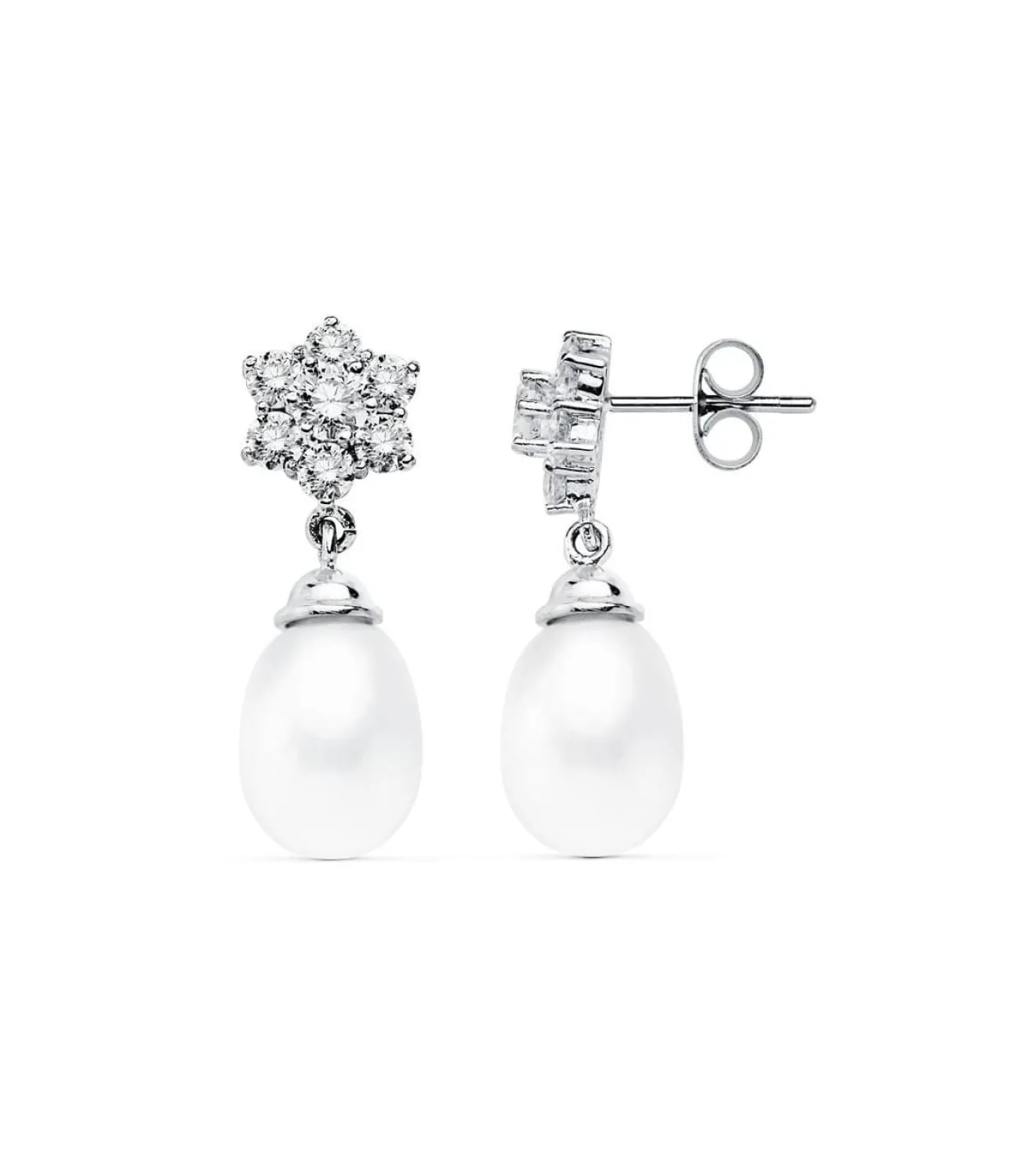 Pendientes De Novia Ana Estuardo Oro Blanco 18K Perla<Alda Joyeros Online
