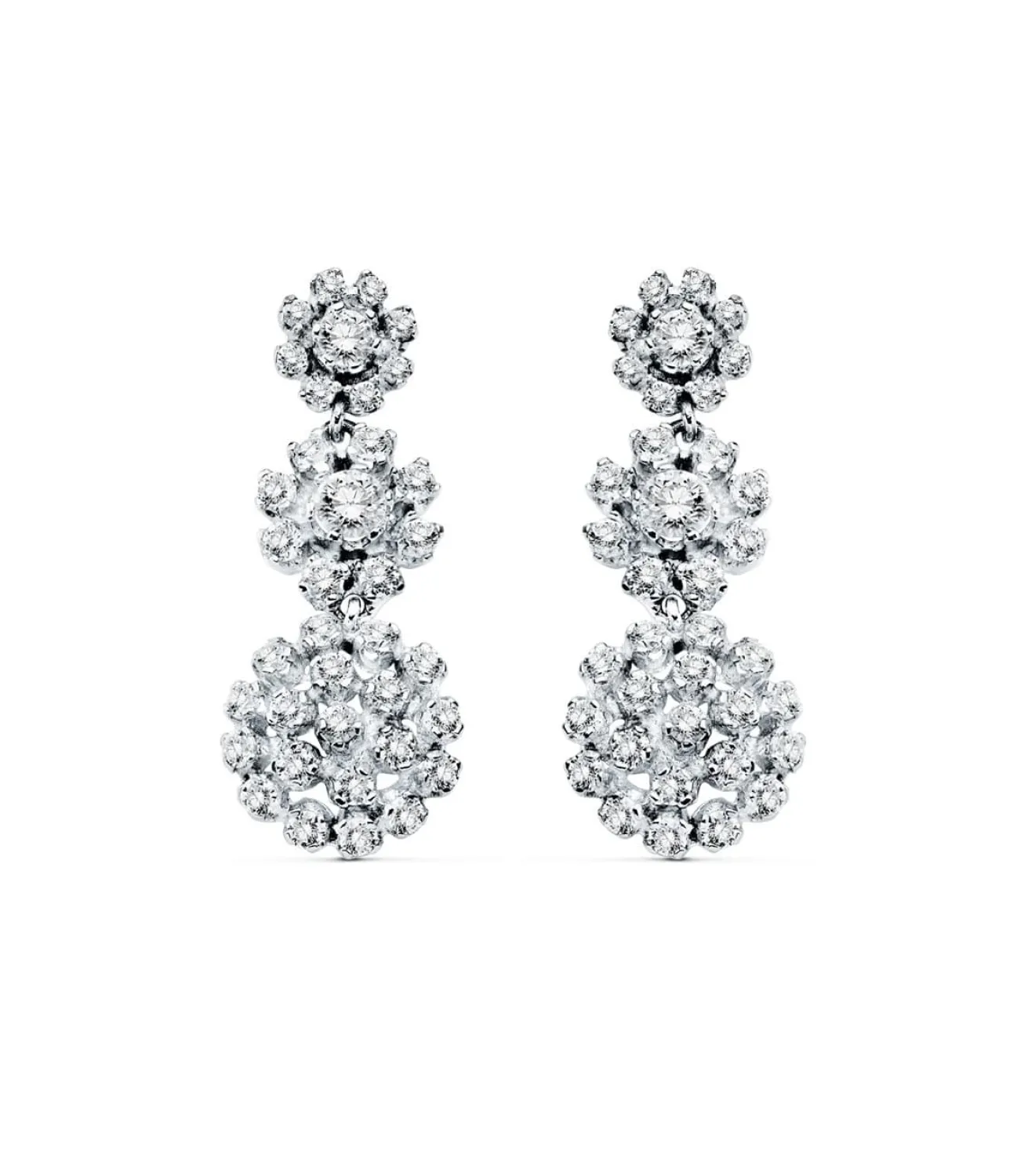 Pendientes De Novia Dame Katrina Oro Blanco 18K<Alda Joyeros Shop