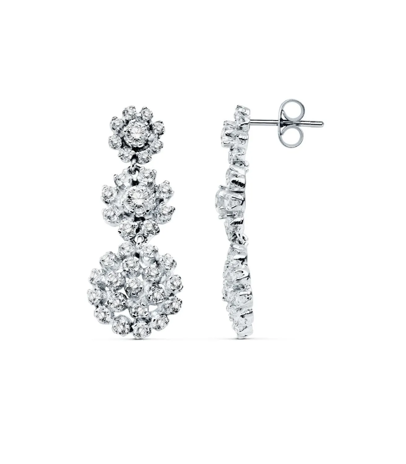 Pendientes De Novia Dame Katrina Oro Blanco 18K<Alda Joyeros Shop