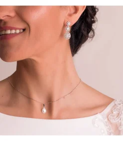 Pendientes De Novia Dame Katrina Oro Blanco 18K<Alda Joyeros Shop