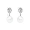 Pendientes De Novia Duquesa De Kent Oro Blanco 9K Perla<Alda Joyeros Clearance