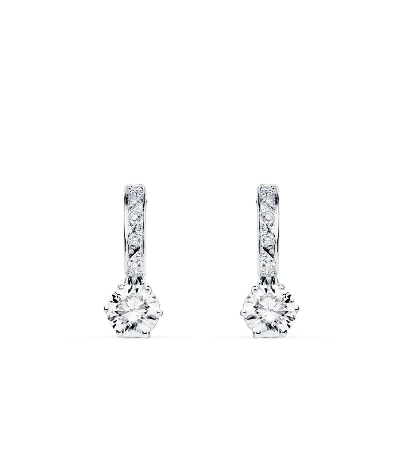 Pendientes De Novia Duquesa D'Aiguillon Oro Blanco 9K<Alda Joyeros Best