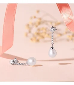 Pendientes De Novia Giselle Oro Blanco 18K Perla<Alda Joyeros Hot
