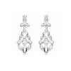 Pendientes De Novia Jazmine Oro Blanco 18K Lapidados<Alda Joyeros Flash Sale
