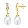Pendientes De Novia Jeanette Oro Bicolor 18K<Alda Joyeros Cheap
