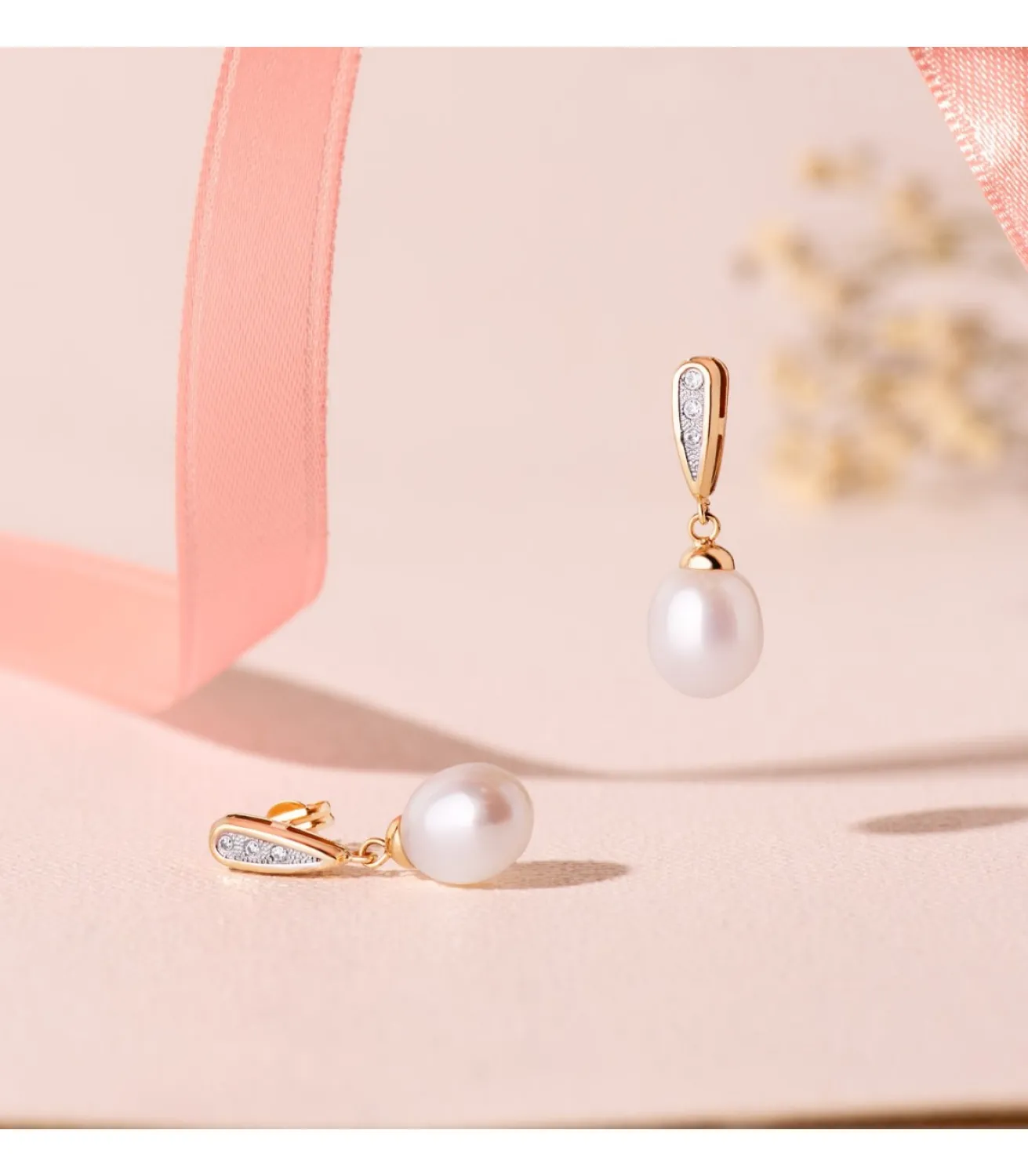 Pendientes De Novia Jeanette Oro Bicolor 18K<Alda Joyeros Cheap