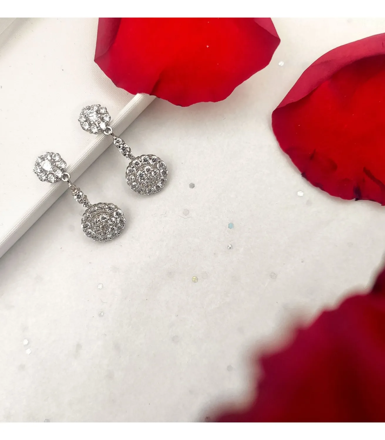 Pendientes De Novia Lady Wendy Oro Blanco 18K<Alda Joyeros Store