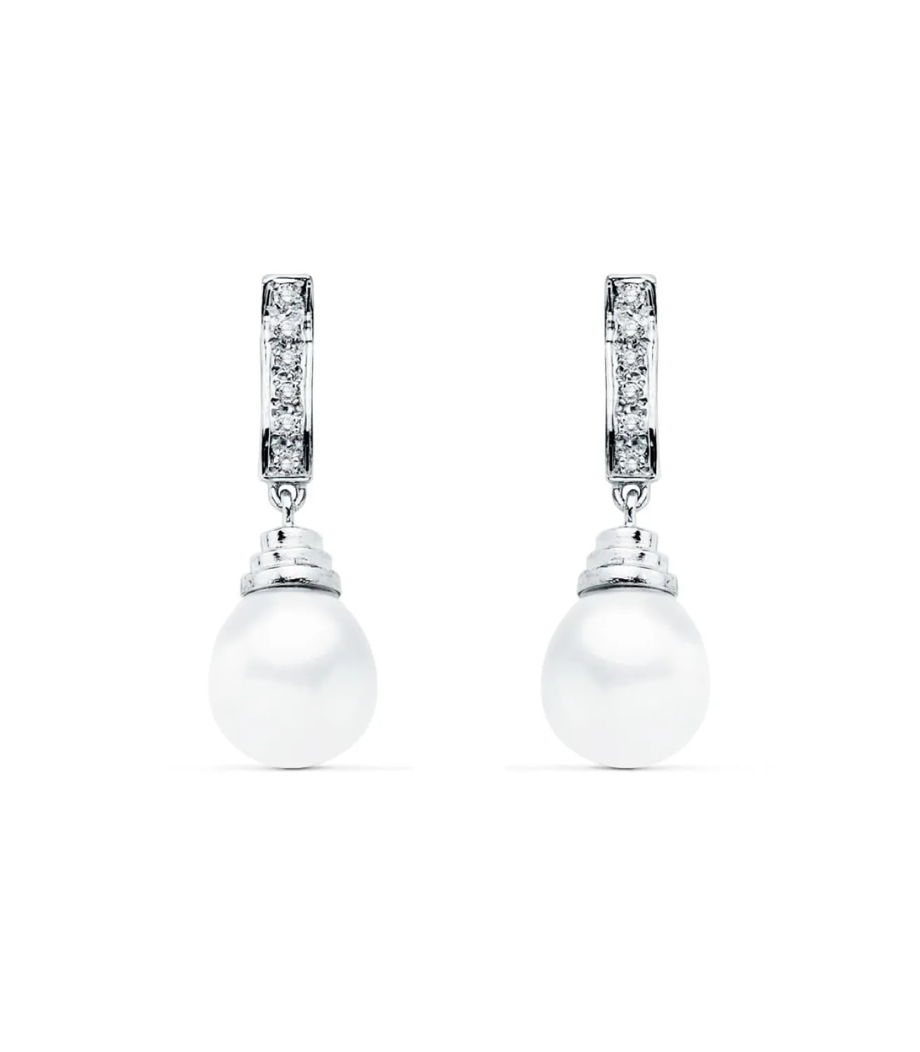 Pendientes De Novia Lady Denisse Oro Blanco 18K Perla Cultivada<Alda Joyeros Cheap